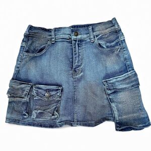 Love 83  Blue Denim Skirt size S